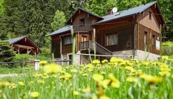 Chata Slunce Karlov pod Pradědem s neomezeným vstupem do Aquacentra