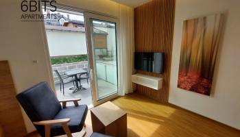 6Bits Apartments - Apartmán č. 1 pro 2 osoby s terasou